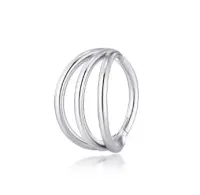 Argola CONCH TRIPLE RING  em TITÂNIO 625