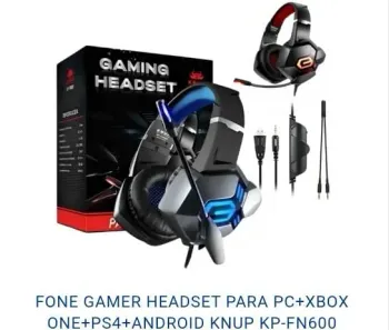 FONE GAMER HEADSET PARA PC+XBOX ONE+PS4