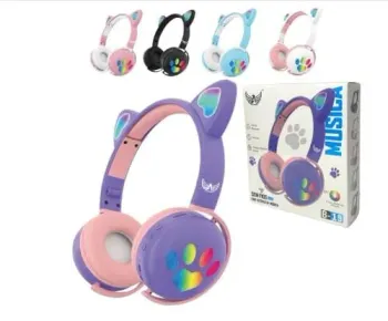 FONE DE OUVIDO HEADFONE BLUETOOTH ORELHA DE GATO ALTOMEX B-19