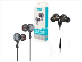FONE DE OUVIDO COM MICROFONE 1.2M KIMASTER K508