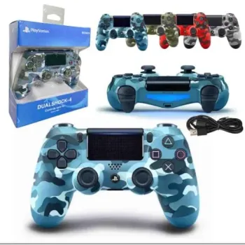 CONTROLE PARA VIDEO GAME PLAY 4/PS4 SEM FIO CAMUFLADO SONY (SIMILAR)