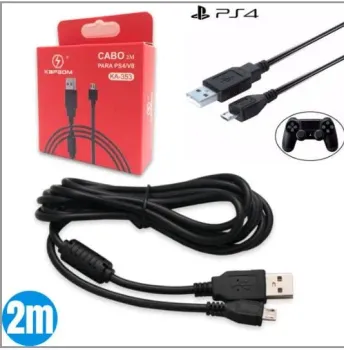 CABO USB V8 PROPRIO PARA CONTROLE DE PLAY 4/XBOX 2M KAPBOM KA-353