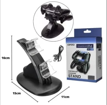 CARREGADOR DUPLO STAND PLAY 4/PS4 OIVO IV-P4002