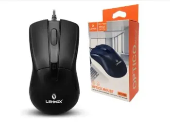 MOUSE OPTICO COM FIO 1.6M USB LEHMOX 1200 DPI LEY-1505
