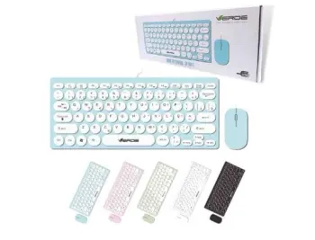 TECLADO E MOUSE COM FIO 2.4 GHZ MULTIMIDIA VERDE JP-08-T