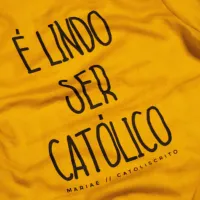 Moletom É Lindo Ser Católico - Com Zíper - Foto 3