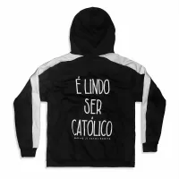 Moletom É Lindo Ser Católico Black