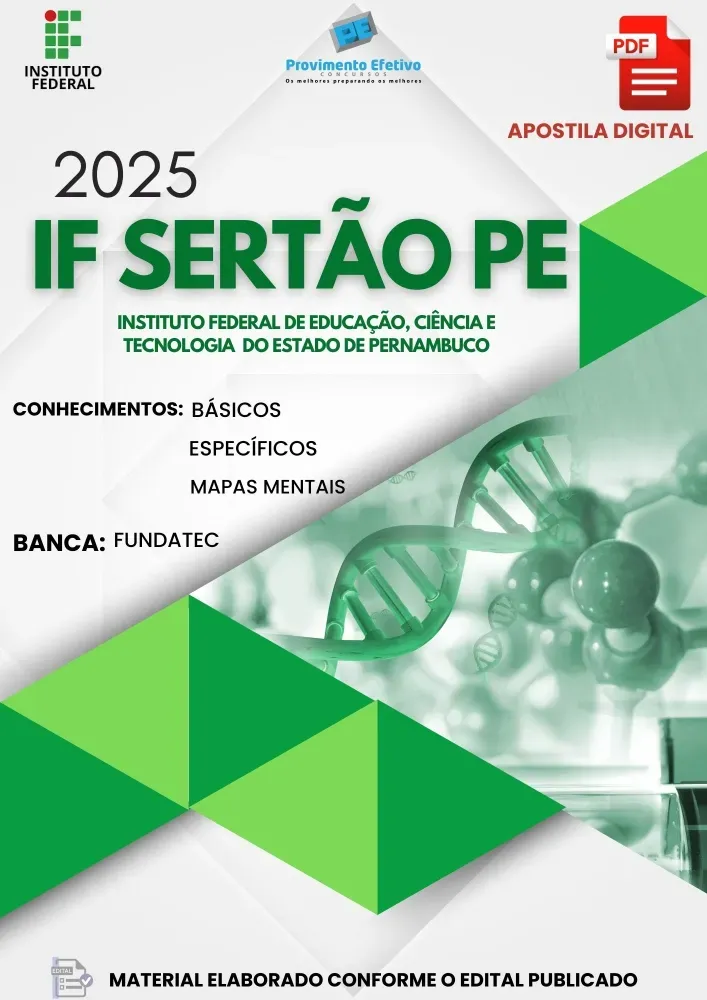 Apostila IF Sertão PE Enfermeiro 2025