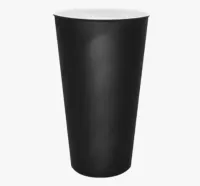 Copo Twister de acrílico 550ml preto fosco personalizado