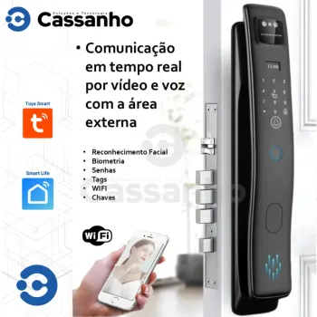 Fechadura Biométrica WIFI  S958 - Face Id 