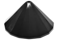 Base Para Guarda-Sol Em Fibra PRETA Grande Viva Vida