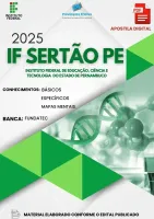 Apostila IF Sertão PE Técnico Área Mecânica 2025