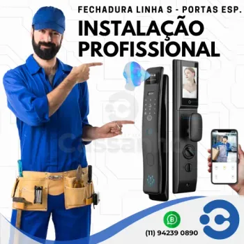 Instalação de Fechadura Eletrônica Linha S - Portas Especiais 50 a 110mm