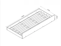 CAMA SOLTEIRO BARCELONA + AUXILIAR- TEBARROT - Foto 6