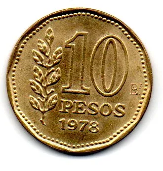 Argentina - 1978 - 10 Pesos