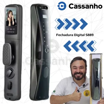 Fechadura Biométrica App WIFI  S889