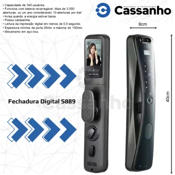 Fechadura Biométrica App WIFI  S889 - Foto 2