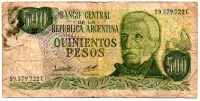 Argentina - 500 Pesos - Cédula Estrangeira - R