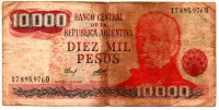 Argentina - 10000 Pesos - Cédula Estrangeira - UTG
