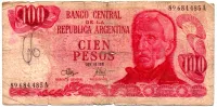 Argentina - 100 Pesos - Cédula Estrangeira - UTG