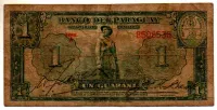 Paraguai - 1 Guarani - Cédula Estrangeira - BC