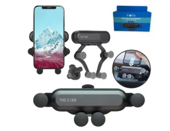 SUPORTE DE CELULAR VEICULAR POR GRAVIDADE SAIDA DE AR INOVA SPO-8481