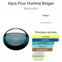 Perfume Aqva Pour Homme Bvlgari -Masculino -Eau de Toilette-50ml - Foto 3