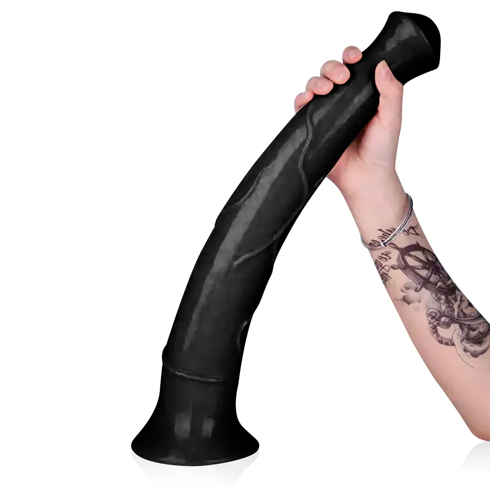 Big Horse - Pênis de Cavalo Realísta Gigante 42cm Preto