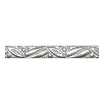 Moldura Meia-Cana Estampada ALPACA 5 mm x 2,5 mm - MMCE1961A