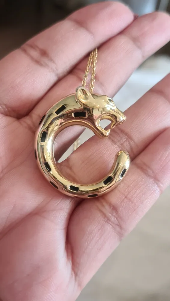 Colar Pantera Cartier. 