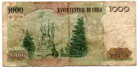 Chile - 1000 Pesos - Cédula Estrangeira - MBC - Foto 2