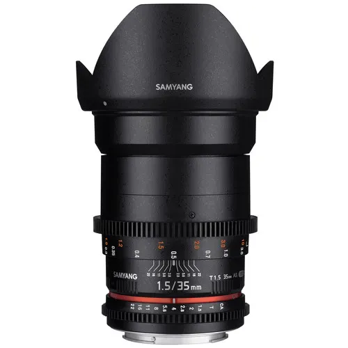 Lente Samyang 35mm Cine T/1.5  MK 2 VDSRL II Imagem