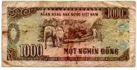 Vietnã - 1000 Dong - Cédula Estrangeira - R - Foto 2