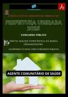  Apostila Prefeitura Uberaba Agente Comunitário 2025