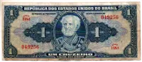 C009 - 1 Cruzeiro - 1° Estampa - Série 118 - Autografada / Assinada a Mão - Marquês de Tamandaré - Data: 1944 - BC