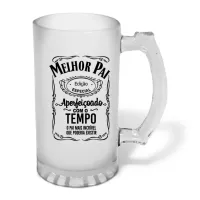 Caneca de Chopp em Vidro Jateado Personalizada 460ml - várias artes a sua escolha! - Foto 8