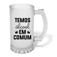 Caneca de Chopp em Vidro Jateado Personalizada 460ml - várias artes a sua escolha! - Foto 9