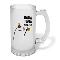 Caneca de Chopp em Vidro Jateado Personalizada 460ml - várias artes a sua escolha! - Foto 16