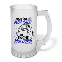 Caneca de Chopp em Vidro Jateado Personalizada 460ml - várias artes a sua escolha! - Foto 19