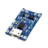 Módulo Carregador De Baterias De Lítio Tp4056 Proteção - Foto 2