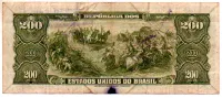 C043 - 200 Cruzeiros - 1° Estampa - Série 1439 - Dom Pedro I - Data: 1964 - UTG - Foto 2