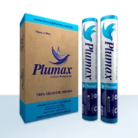 Lençol de Papel Branco 100% celulose virgem 70x50 PLUMAX