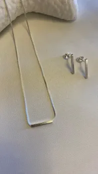Conjunto Palito - Banhado Prata