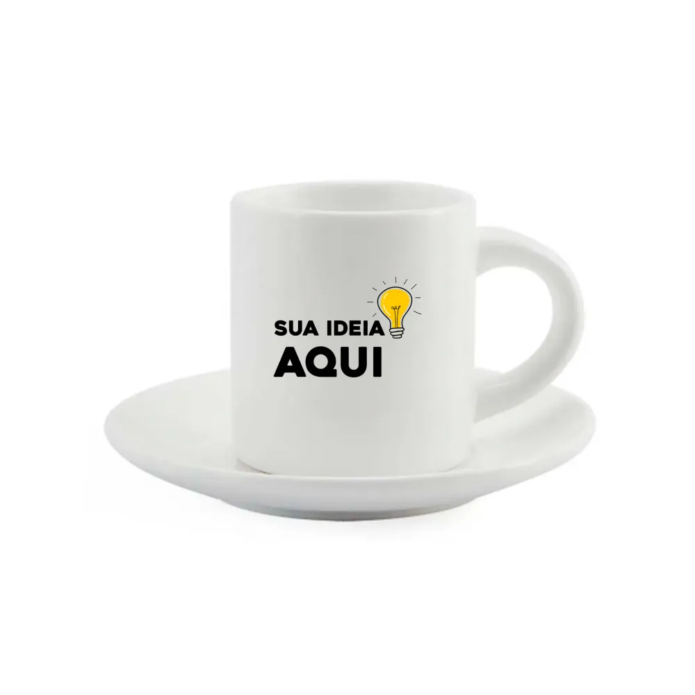 Xícara de Café com Pires 90ml