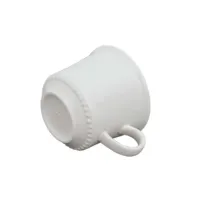 Xícaras Perla  de Cerâmica Branca 240ml - Foto 2