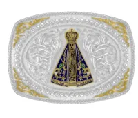 Ref: 10323 - Fivela Country Sumetal Nossa Senhora Aparecida