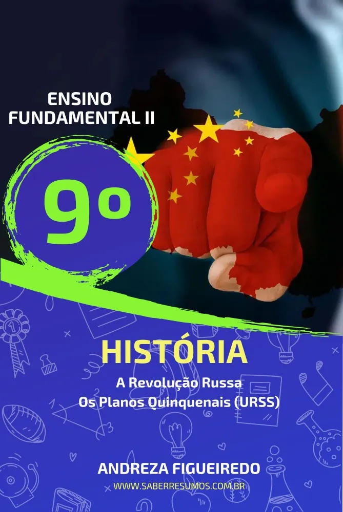 888 - História - A Revolução Russa -  Os Planos Quinquenais (URSS) - 9º ano - PDF com 19 páginas Imagem