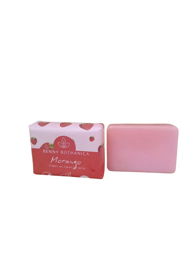 Sabonete Glicerinado de Morango 