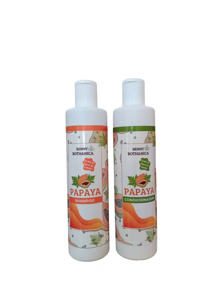 Shampoo e condicionador Mamão Papaya  Imagem
