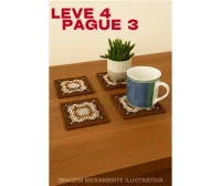 Kit Completo Jogo de Porta copos  (Leve 4 pague 3) R.2010